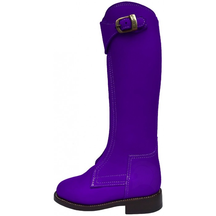 Purple store polo boots